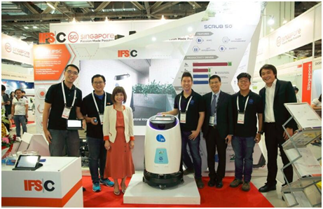 高仙无人驾驶洗地机新品在新加坡重磅发布(图1)